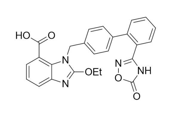 2-oxo-3-((2'-(5-oxo-2,5-Dihydro-1,2,4-oxadiazol-3-yl)-[1,1'-biphenyl]-4-yl)methyl)-2,3-dihydro-1H-benzo[d]imidazole-4-carboxylic acid