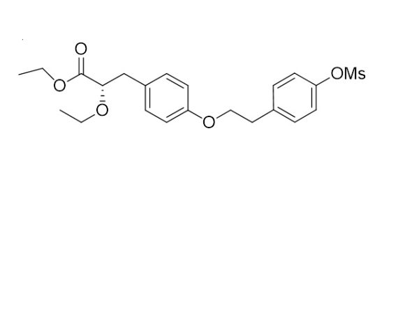 (S)-ethyl 2-ethoxy-3-(4-(4-((methylsulfonyl)oxy)phenethoxy)phenyl)propanoate