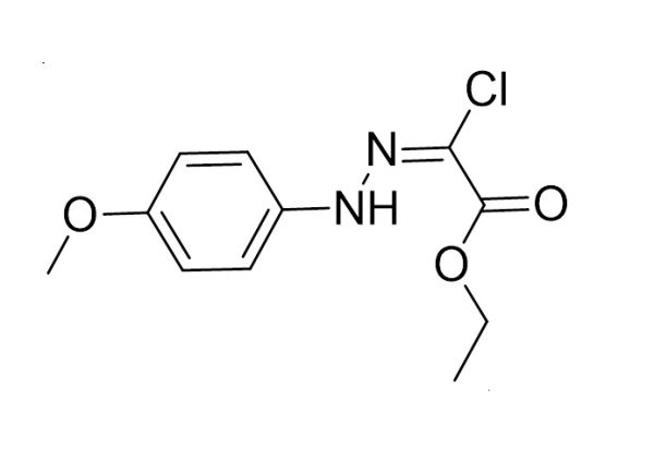 Ethyl 2-chloro-2-(2-(4-methoxyphenyl)hydrazono)acetate