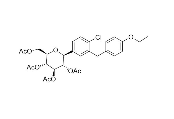 (2R,3R,4R,5S,6S)-2-(acetoxymethyl)-6-(4-chloro-3-(4-ethoxybenzyl)phenyl)tetrahydro-2H-pyran-3,4,5-triyl triacetate